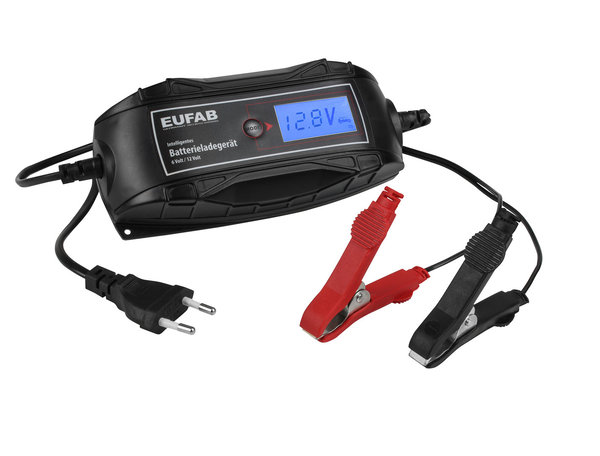 Eufab intelligentes Batterie-Ladegerät  12 V 2/4 A