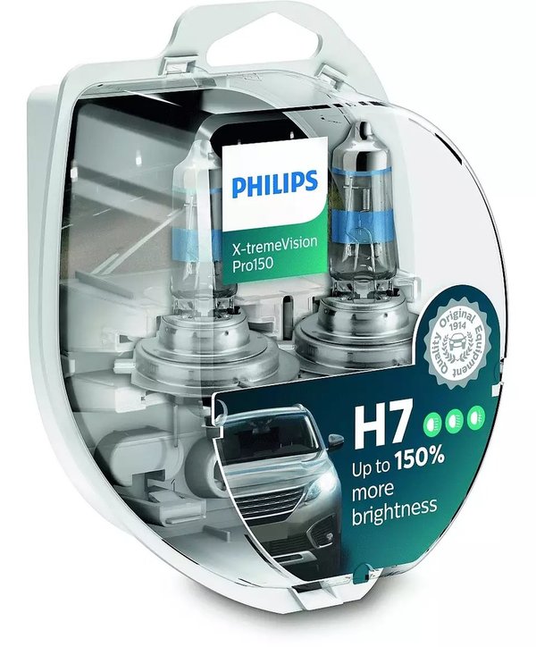 H7 12V 55W X-tremeVision Pro150 2St Philips DuoBox